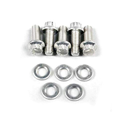 ARP 5/16-24" Stainless Steel 712-0560 Fine RH Thread 0.560" UHL 12-Point Bolt with 3/8" Socket and Washer, (Set of 5)