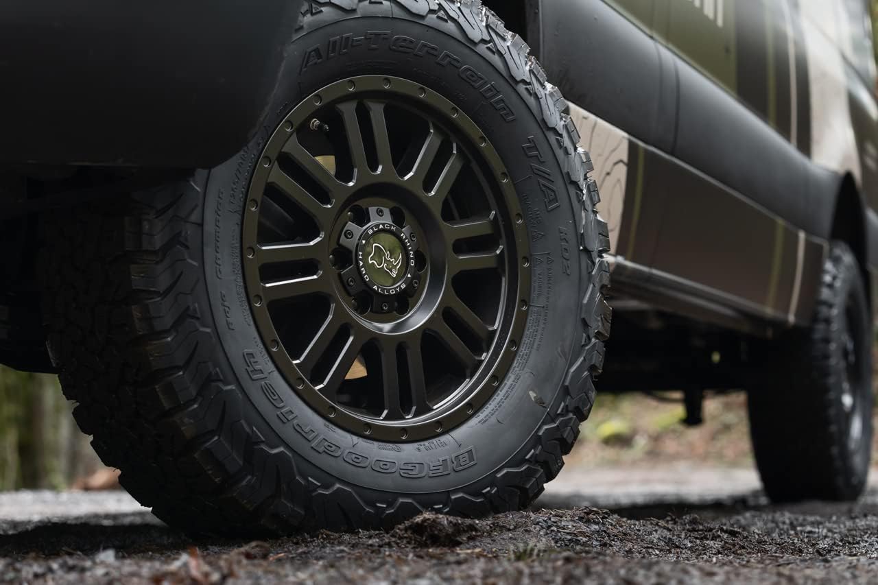 Black Rhino YELLOWSTONE Hard Alloys 16X8 6X130 6 38mm MATTE GUNMETAL - 1680YWN386130G84
