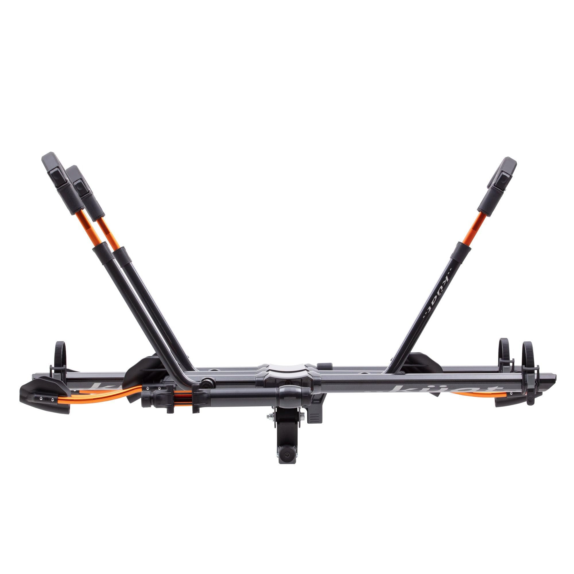 KUAT Add-On NV 2.0-2" - +1 -Bike Rack | Increases The 2" NV 2.0 to a 3-Bike Hitch Rack | Rugged All-Metal Construction | E-Bike Compatible | Gray Metallic and Orange Anodize (NA21G)