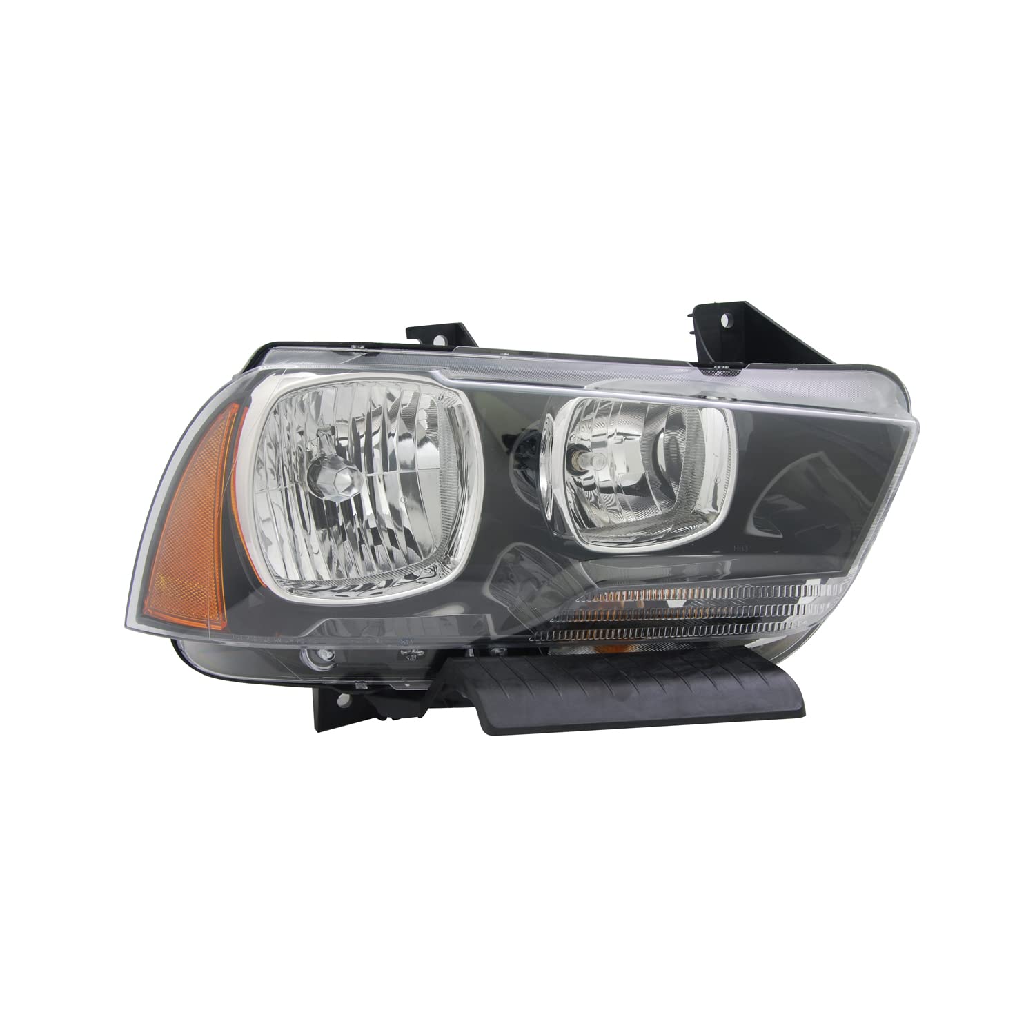 Right TYC Headlight Assembly Compatible with 2011-2014 Dodge Charger