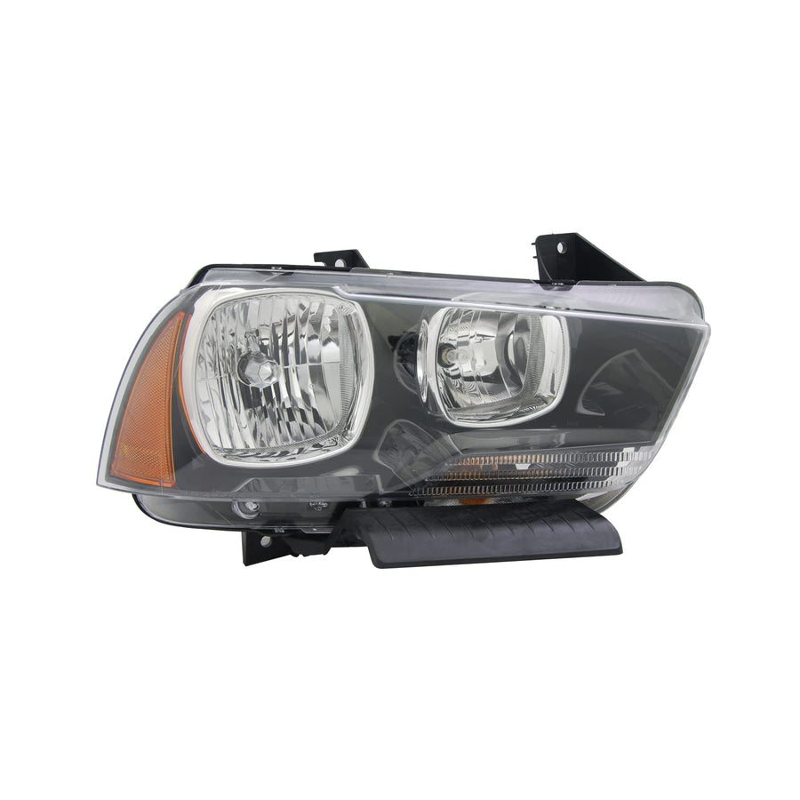 Right TYC Headlight Assembly Compatible with 2011-2014 Dodge Charger