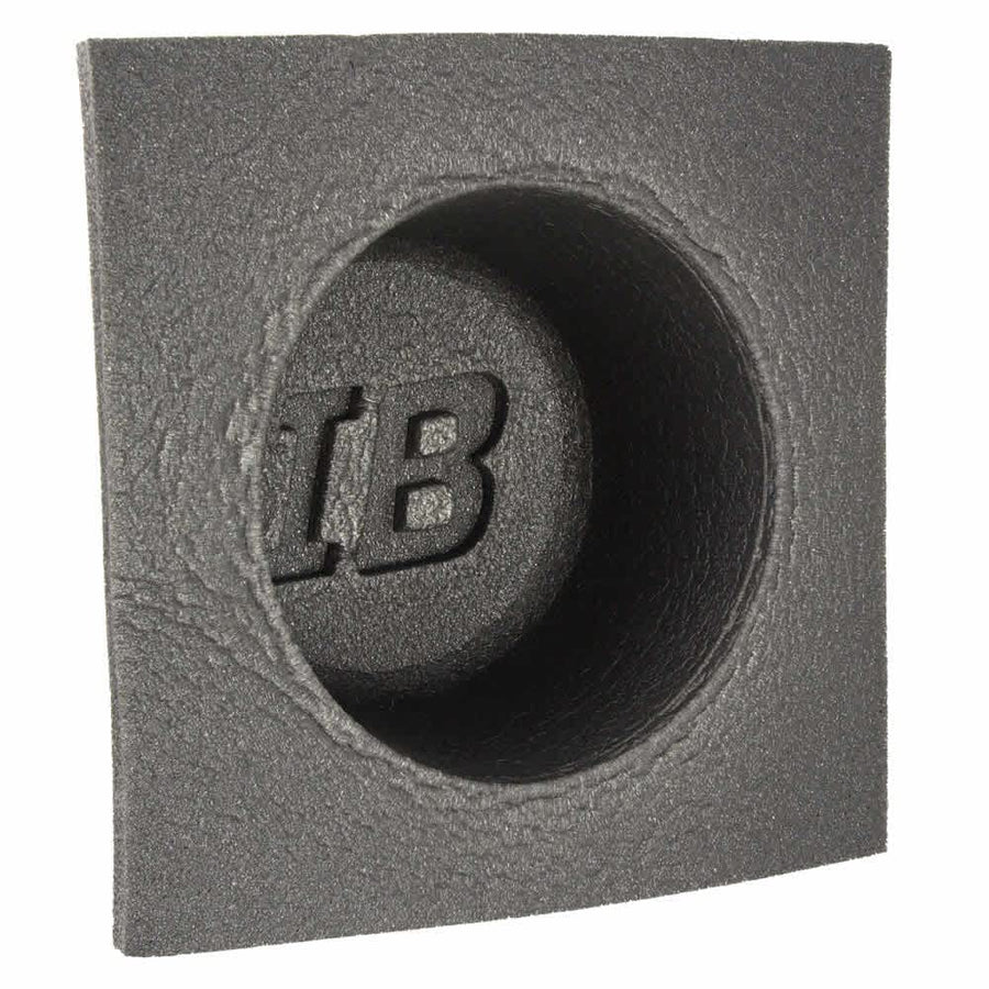 4 Inch Install Bay Acoustic Speaker Baffles Round - Pair Shallow