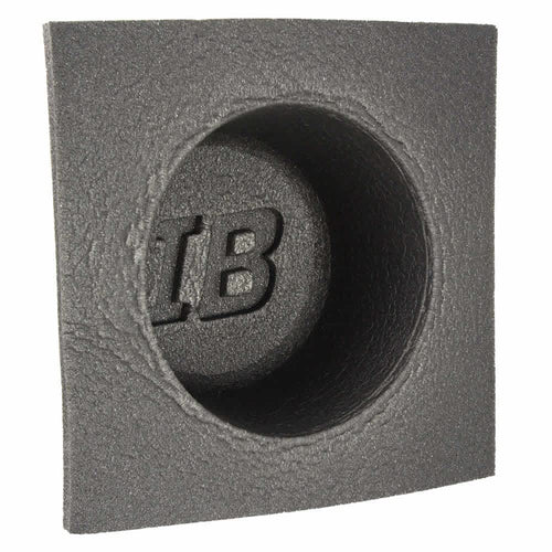 4 Inch Install Bay Acoustic Speaker Baffles Round - Pair Shallow