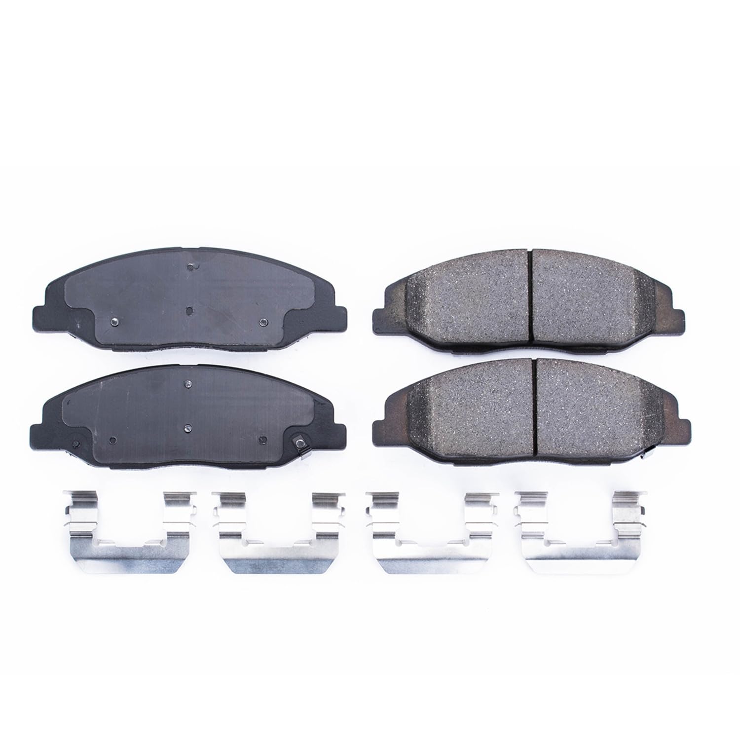 Power Stop Front Brake Kit For 2008-14 Cadillac CTS | Cadillac STS 2009-11 - Ceramic Brake Pads With Installation Hardware, 17-1332