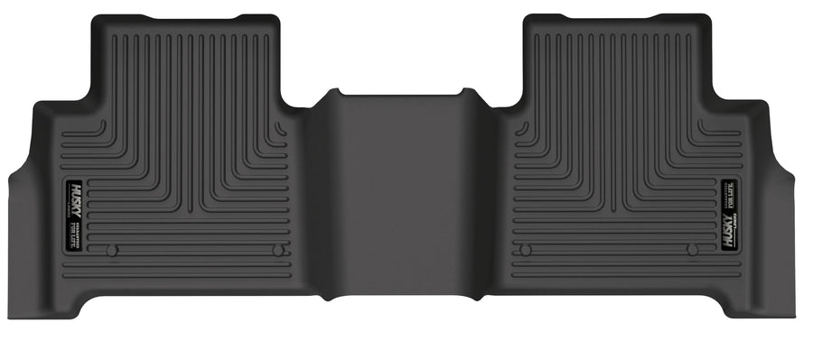 Weatherbeater Husky Liners Floor Mats | Fits 2022-2025 Jeep Grand Cherokee (New Body Style) | 2nd Row, 1-pc Black - 16841