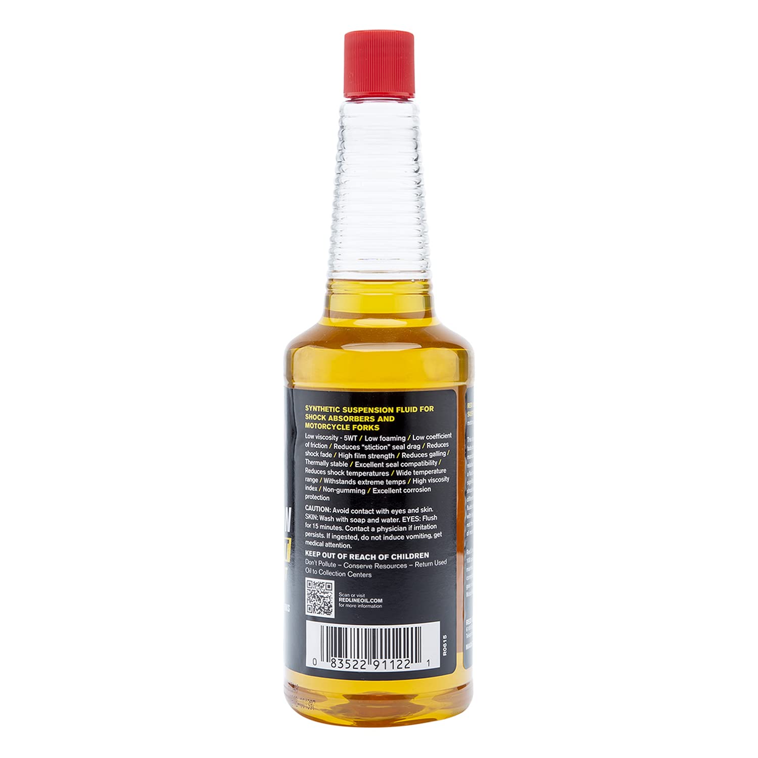 Lightweight Red Line 91122 5WT Synthetic Suspension Fluid (Yellow) - 16 Ounce