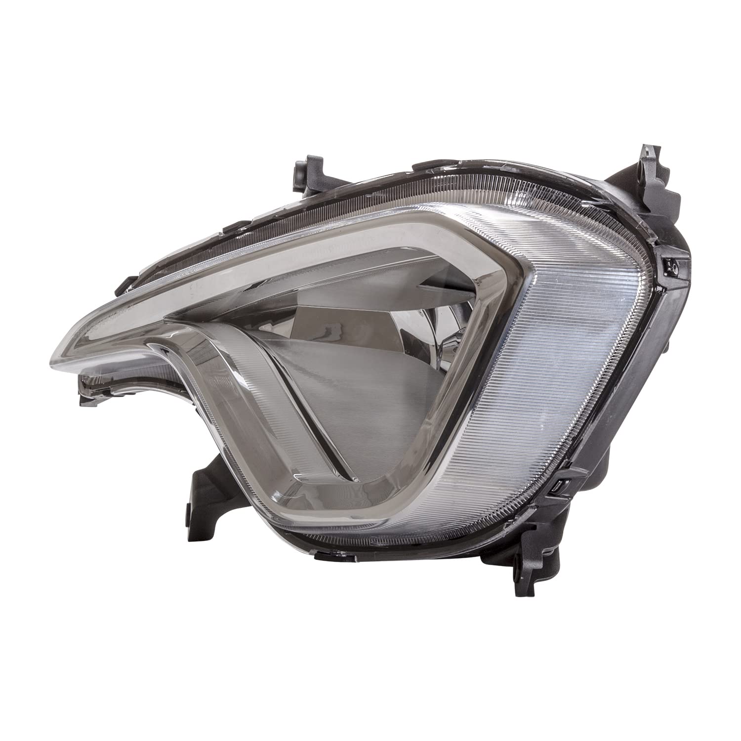 Left TYC Fog Light Assembly Compatible with 2013-2016 Hyundai Santa Fe