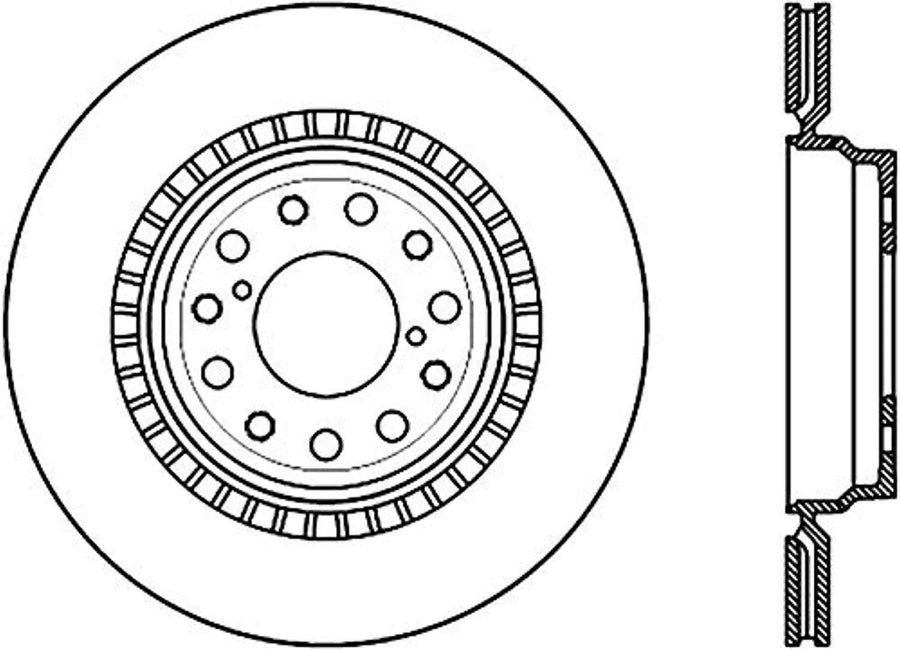 Rear Centric 120.44152 Brake Rotor