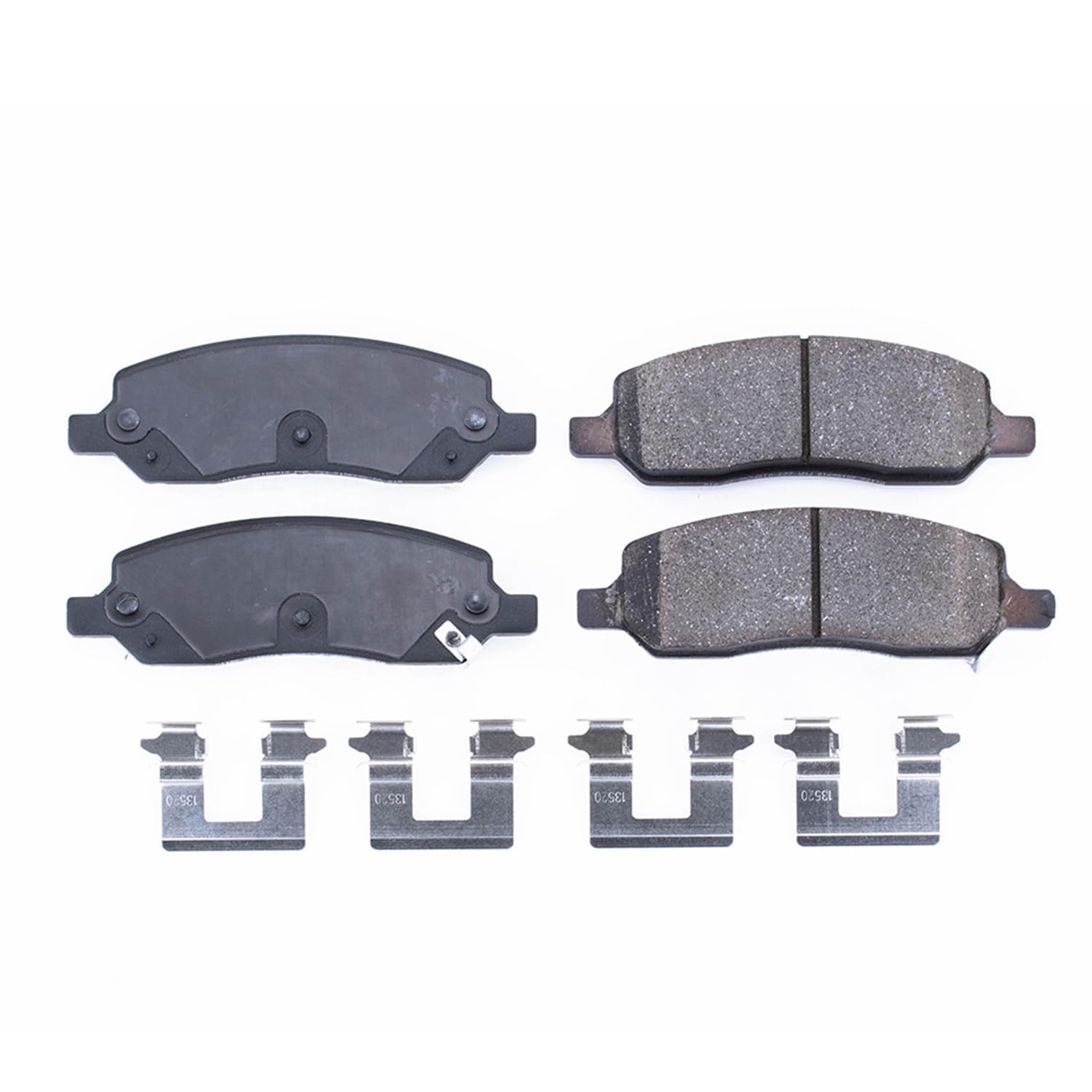 Power Stop Brake Kit Rear For Buick Lucerne 2006-11 | Cadillac DTS 2006-11 - Ceramic Brake Pads With Installation Hardware, 17-1172