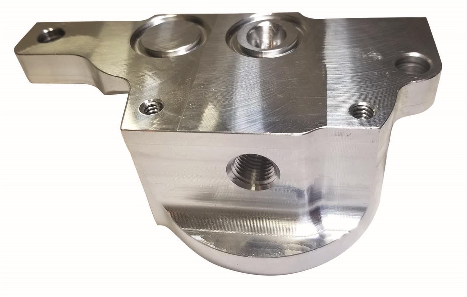 Moroso Spin On Oil Filter Adapter 23713, Fits GM LS 4.8/5.3/6.0/6.2 Engines using Moroso Pans w/Outbound Rail