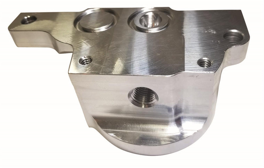 Moroso Spin On Oil Filter Adapter 23713, Fits GM LS 4.8/5.3/6.0/6.2 Engines using Moroso Pans w/Outbound Rail