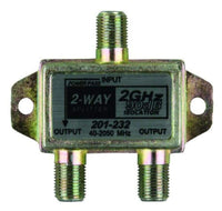 2-Way JR Products 47355 2 GHz HD Satellite Line Splitter