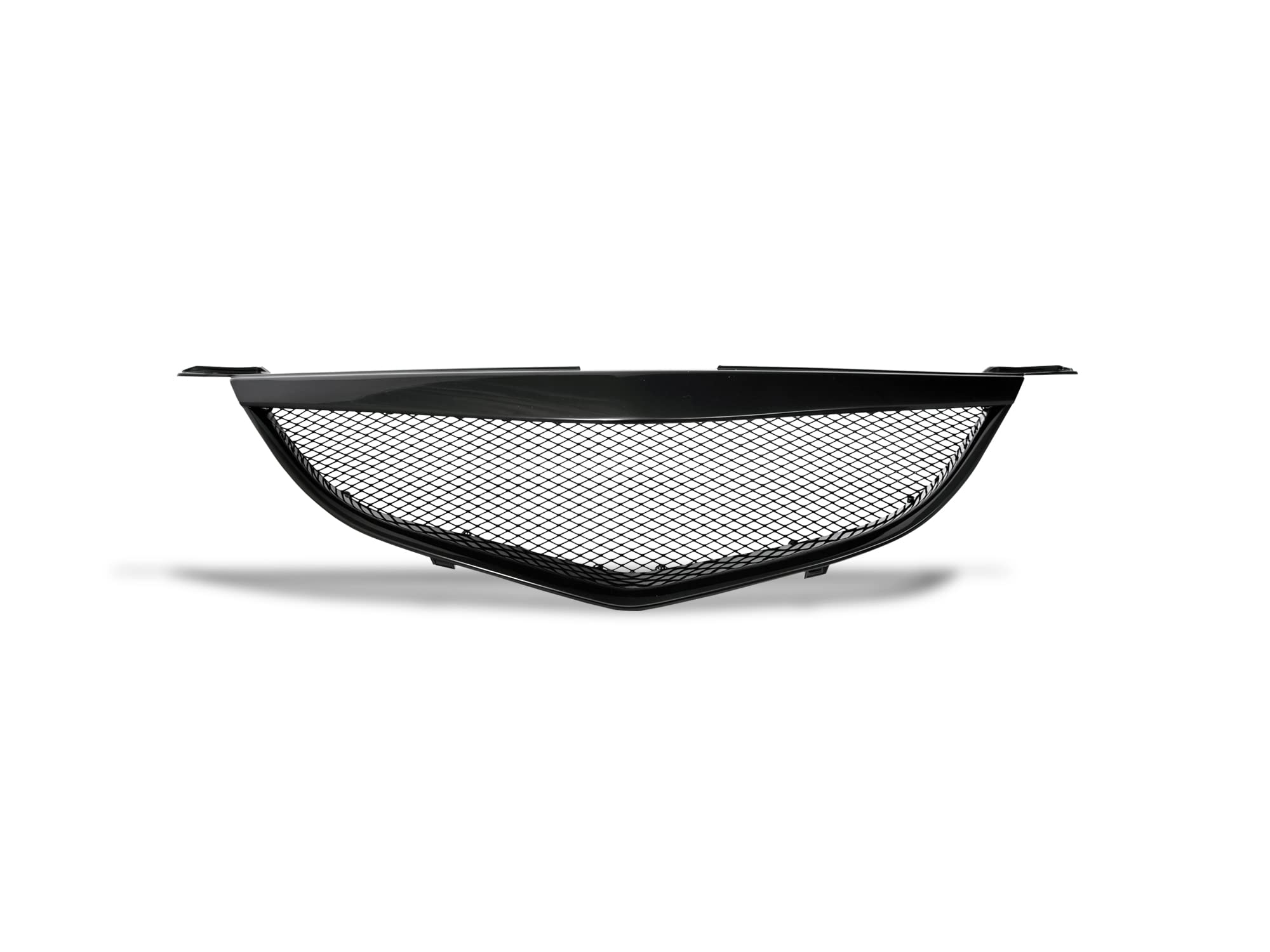 7149830 Armordillo USA Mesh Front Hood Grille - Gloss black Fits 2004-2006 Mazda 3 Mazda3 4 Door Sedan