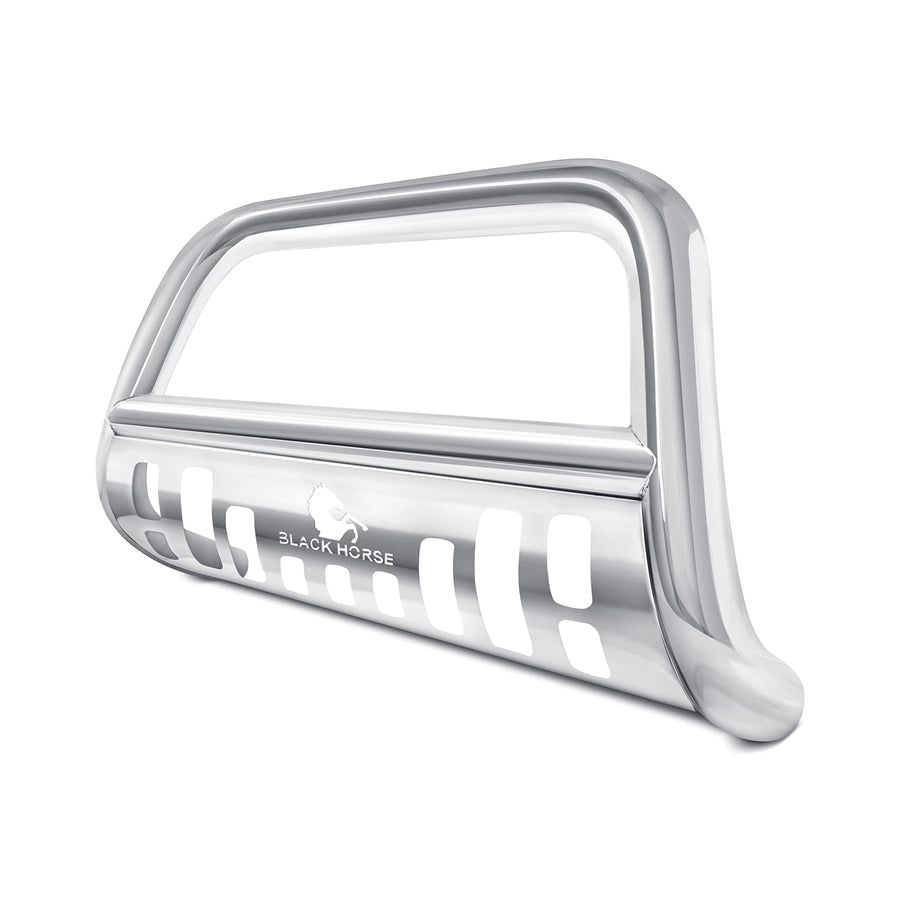 Bull Bar Black Horse Skid Plate Stainless Steel Compatible with 2025-2025 Ram 1500-BBDG115-SP