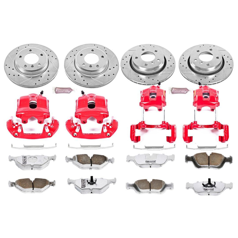 Power Stop Z26 Street Warrior Brake Kit Front & Rear BMW
