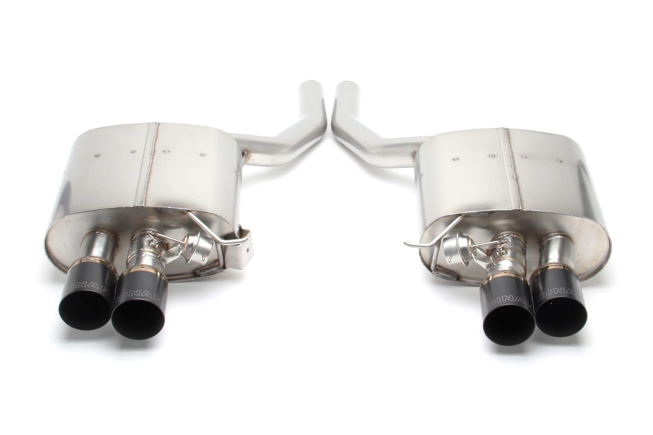 Dinan Free Flow D660-0036-BLK Axle-Back Exhaust - Compatible with 2011-2016 BMW 550i