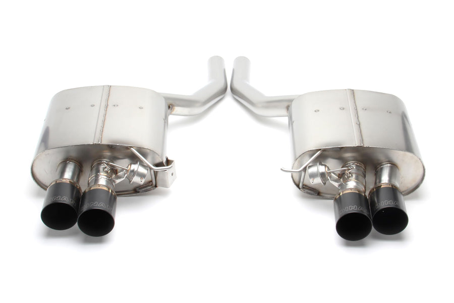 Dinan Free Flow D660-0036-BLK Axle-Back Exhaust - Compatible with 2011-2016 BMW 550i