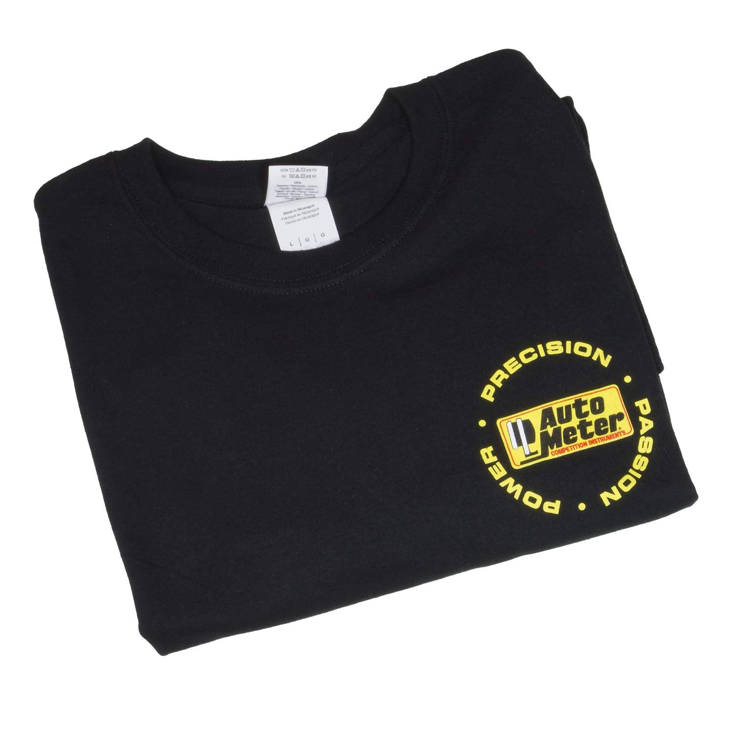Adult XXXLarge AutoMeter 0422XXXL T-Shirt, Black, Competition Instruments