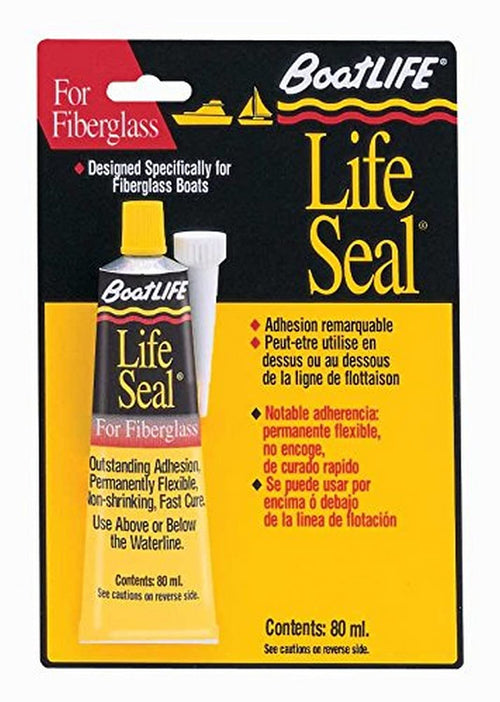 Lifeseal Boat Life Sealant Tube, Black