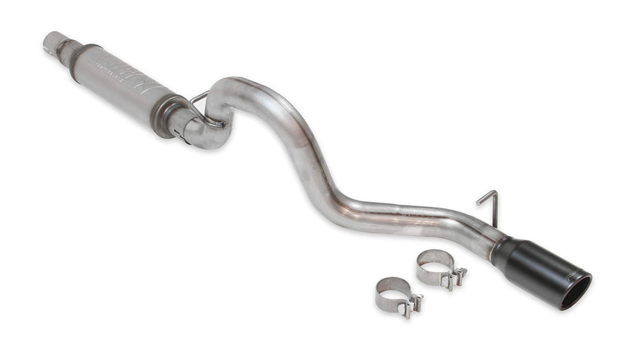 Flowmaster FlowFX 717880 Cat-Back Exhaust Kit 2.5 Inch 409 Stainless Steel 3.5 Inch Black Ceramic Coat Stainless Steel Tip Compatible with 1997-1999 Jeep Wrangler TJ 2.5L 4.0L