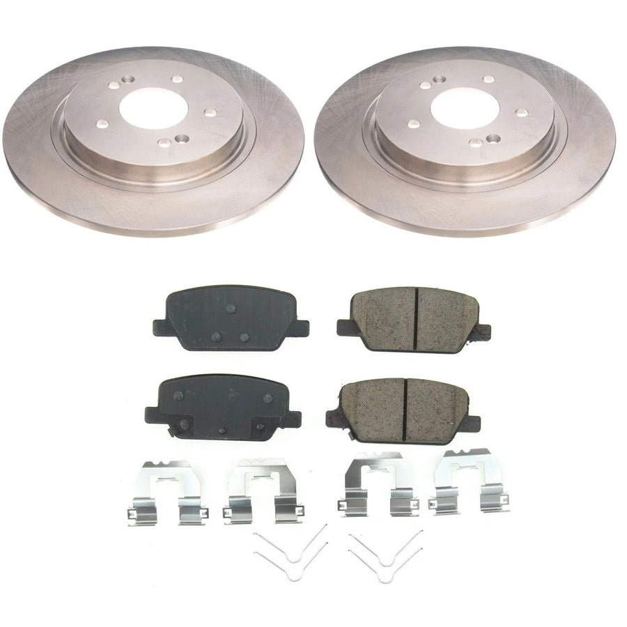 Power Stop KOE8310 Rear Brake Kit-OE Brake Rotors & Ceramic Brake Pads Autospecialty
