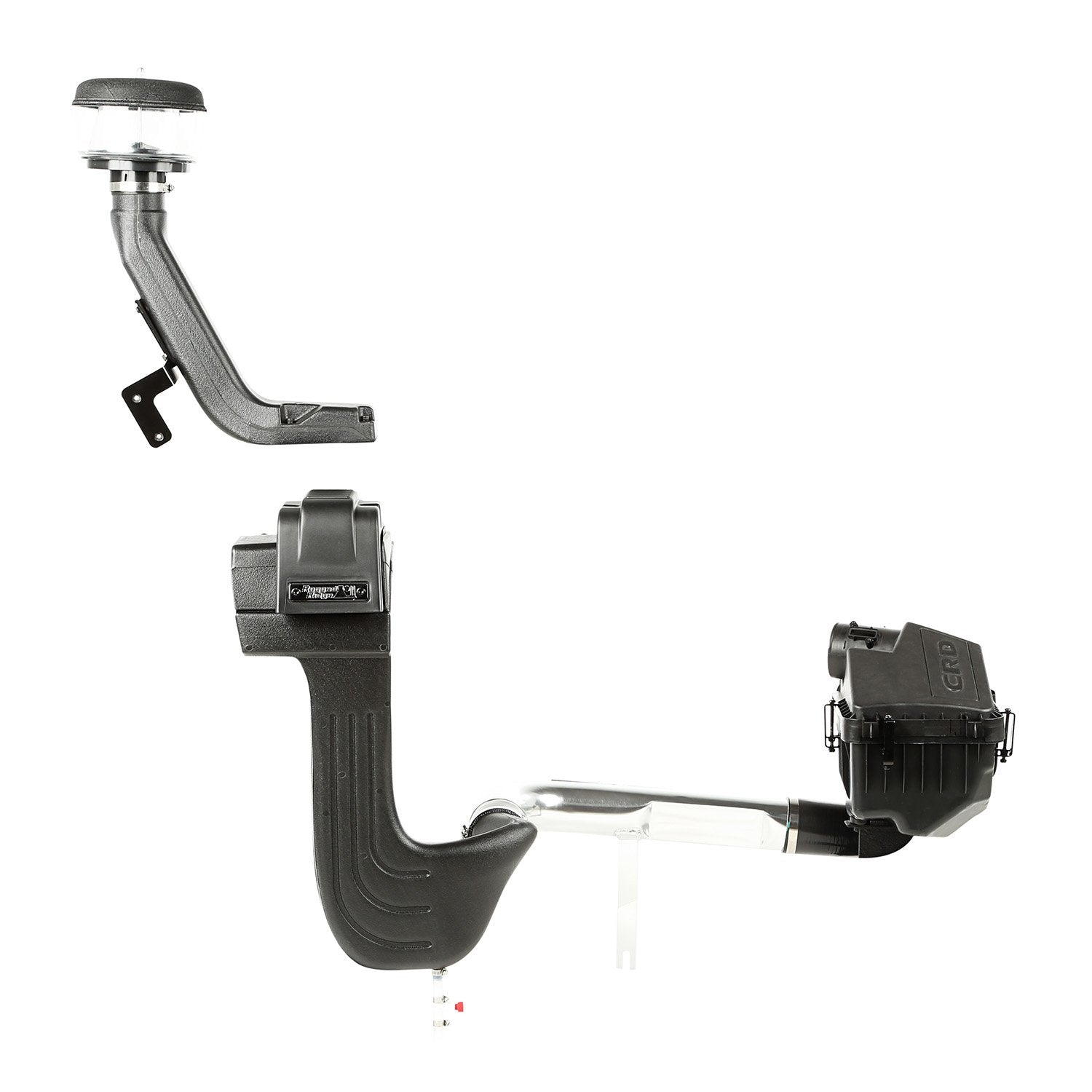 XHD Snorkel, Rugged Ridge w/Pre-Filter | 17756.24 | Fits 2007-2018 Jeep Wrangler 2.8 Diesel