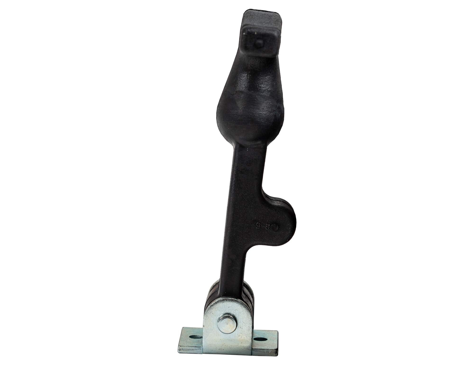 Buyers Products WJ201A 4-7/8" Rubber Hood Catch with A Bracket, Weather-Resistant Hold Down, 4 Pack, T-Handle Hasp, Draw Latch, Ideal Flexible Closure for Vehicle Hood Or Tool Box