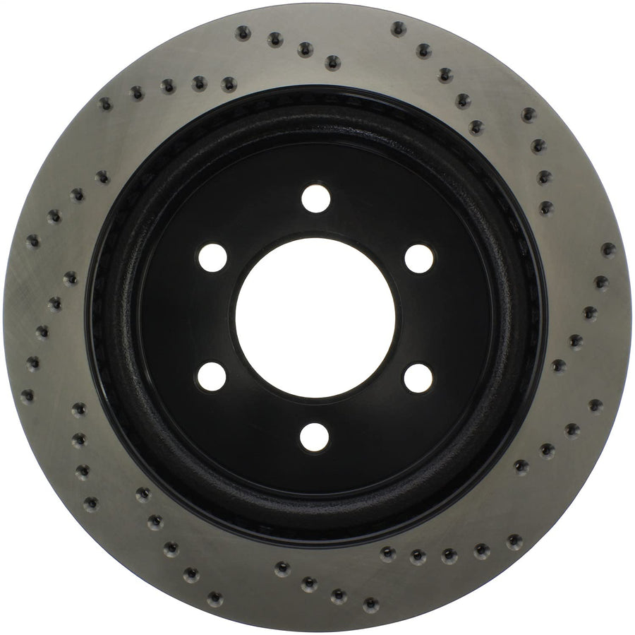 Right Stoptech 128.65153R Sport Cross Drilled Brake Rotor