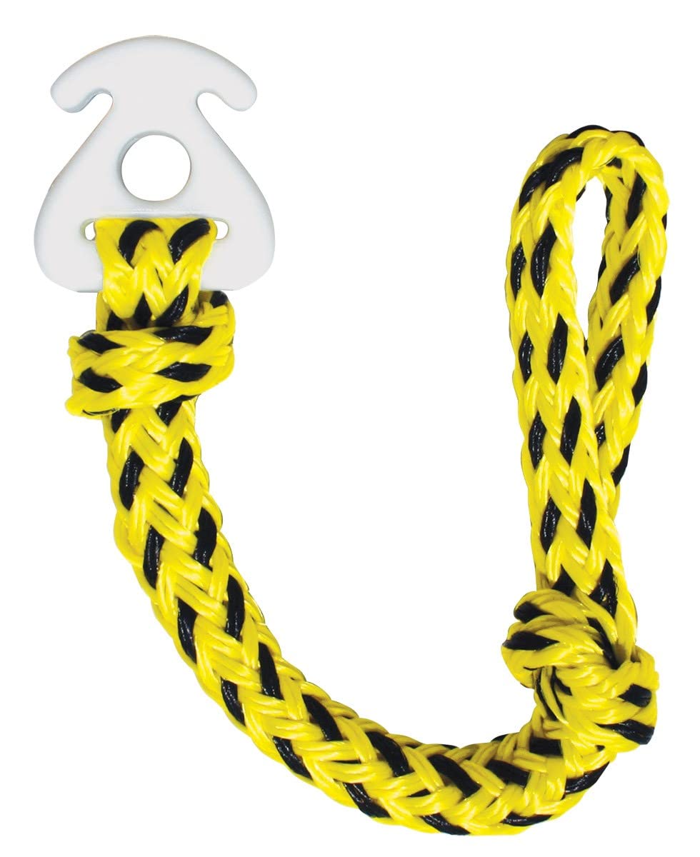 Kwik-Connect Airhead, 1 inch Diameter Hole, 1-4 Rider Tow Rope for Tubing Connector, 6,000lb Break Strength