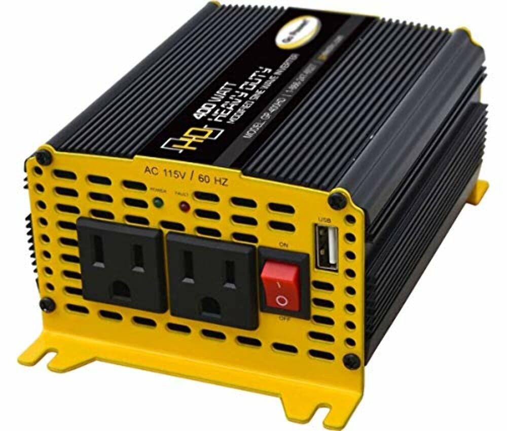 GoPower GP-400HD Go Power! Heavy-Duty Modified Sine Wave Inverter - 400 Watt / 12V