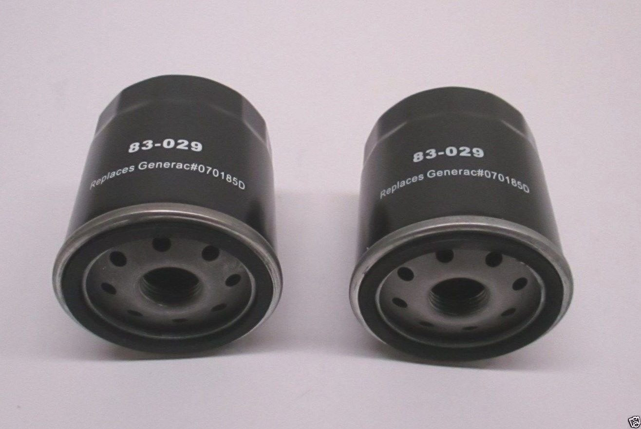 Oregon 83-029 Oil Filter 2 Pack for Generac 070185D 27 Micron