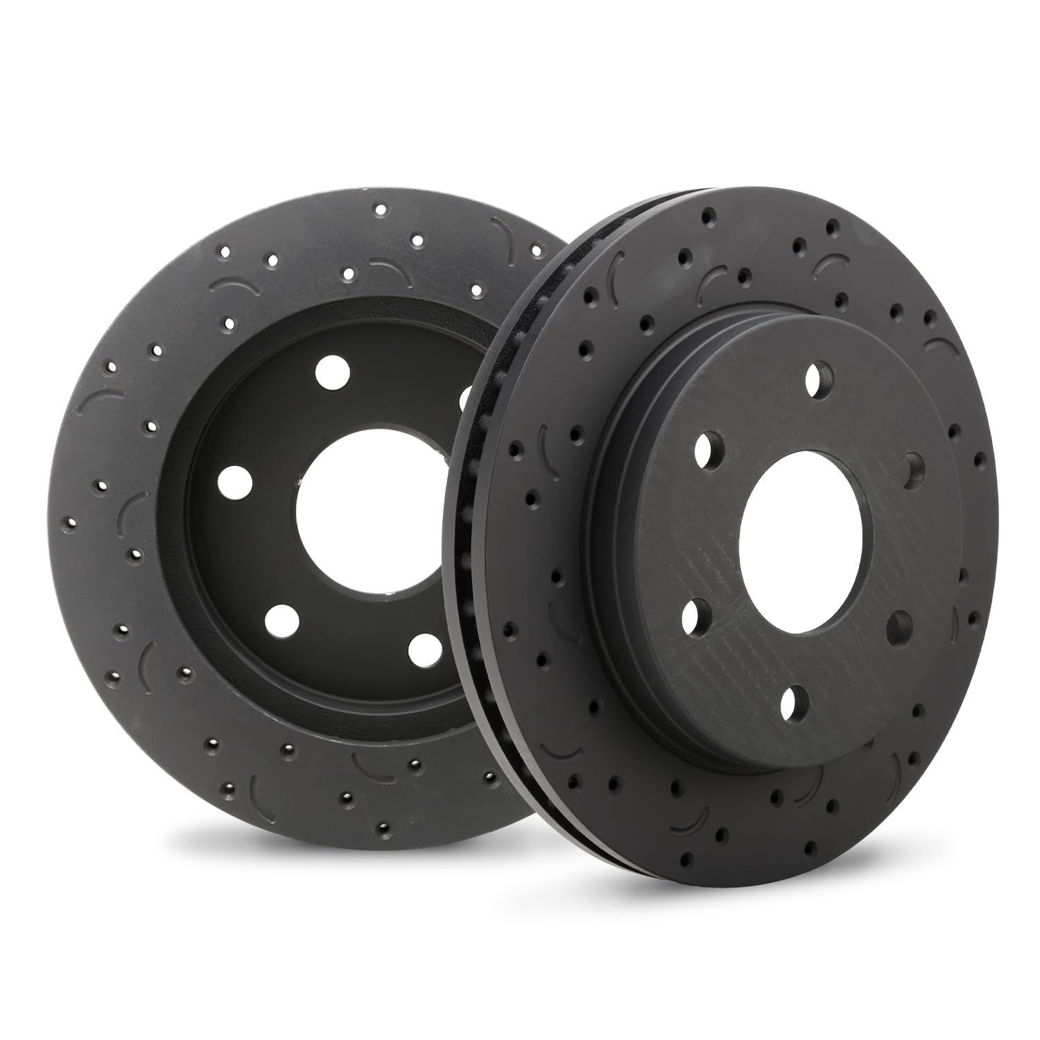 Hawk Performance Cross-Drilled and Slotted HTC4390 Talon Rotors