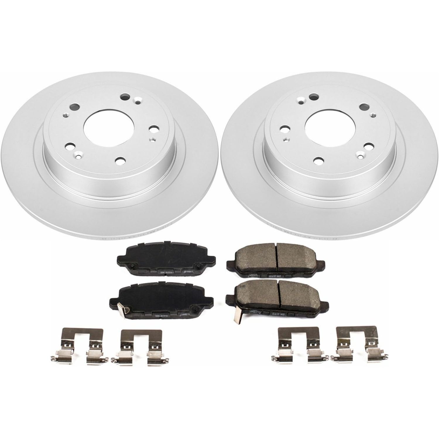 Power Stop Rear CRK7340 Z17 Evolution Geomet Coated Brake Kit For Honda HR-V 2016-2022 [Model Specific]
