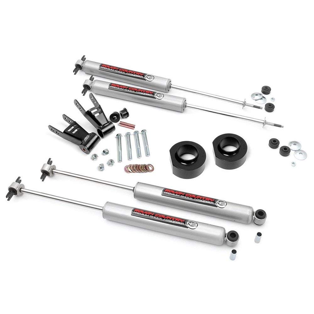 1.5" Lift Kit Rough Country w/N3 Shocks for 1984-2001 Jeep Cherokee XJ - 68030
