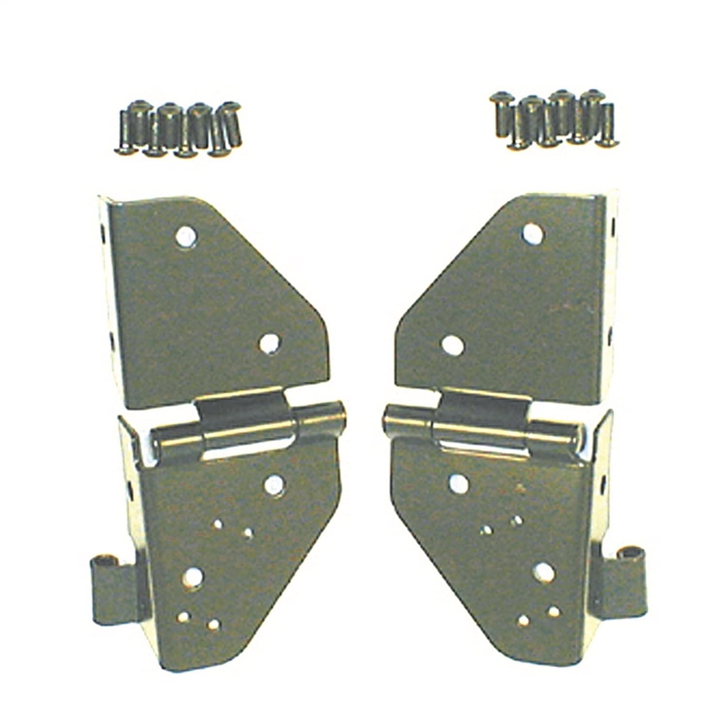 Rugged Ridge Windshield Hinges for YJ Jeep CJ/Wrangler | 11209.01 | Fits 1976-1986 Jeep CJ; 1987-1995 Jeep Wrangler YJ