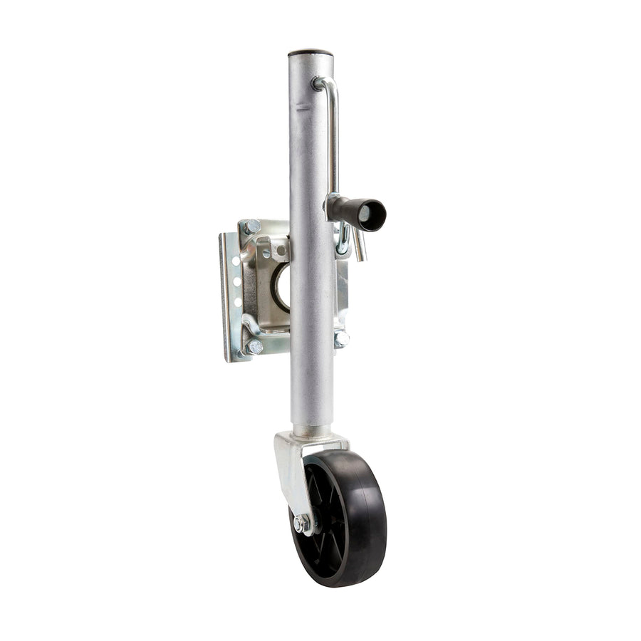 Side Wind TOWSMART, Swing Down, Bolt-on Trailer Jack, 1,000 lb. Capacity, 10 in. Lift