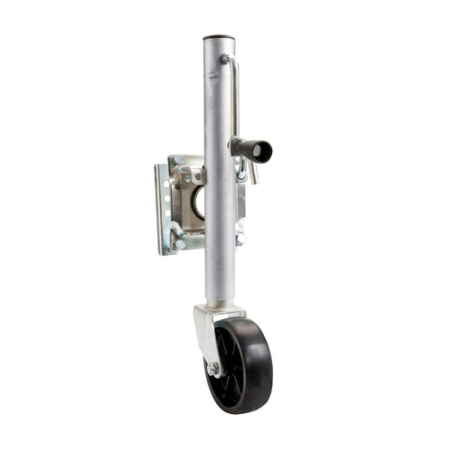 Side Wind TOWSMART, Swing Down, Bolt-on Trailer Jack, 1,000 lb. Capacity, 10 in. Lift