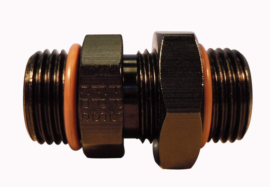Adapter Fragola Fitting (#10 ORB x #10 ORB Black), 1 Pack