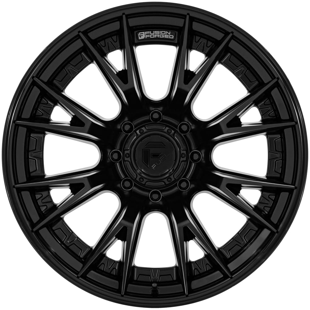 FUEL OFF-ROAD 22X12 FC402 CATALYST 8X6.5 4.77-44mm MATTE BLACK WITH GLOSS BLACK LIP - FC402MX22128044N