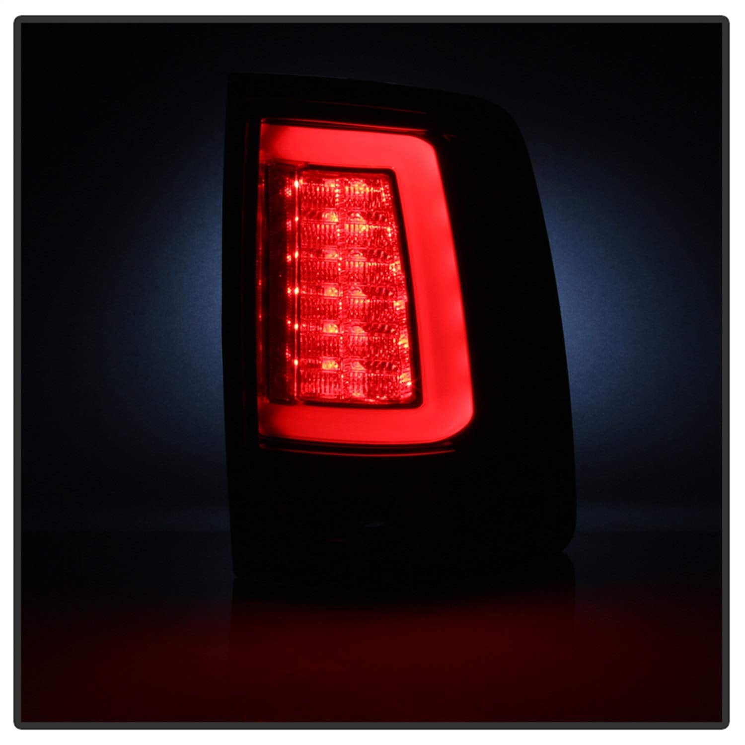 Dodge Ram 1500 13-18 / Ram 2500/3500 13-18 Spyder 5084071 LED Tail Lights - LED Model only (Not Compatible With Incandescent Model) - Red Clear