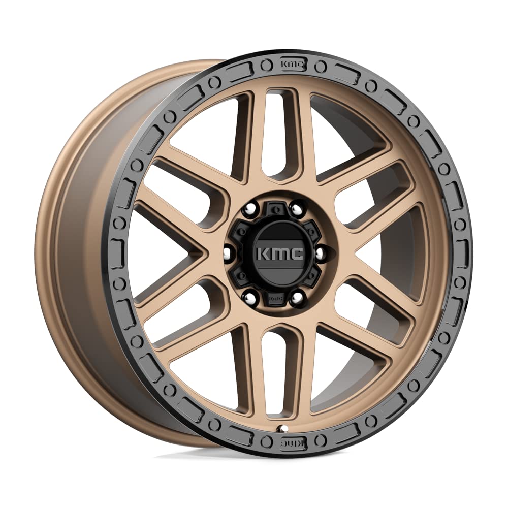 KMC Wheels 17X9 MESA 6X4.55.71 18mm MATTE BRONZE WITH BLACK LIP - KM54479064618