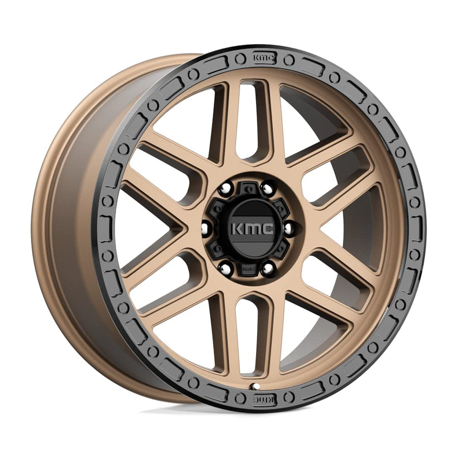 KMC Wheels 17X9 MESA 6X4.55.71 18mm MATTE BRONZE WITH BLACK LIP - KM54479064618