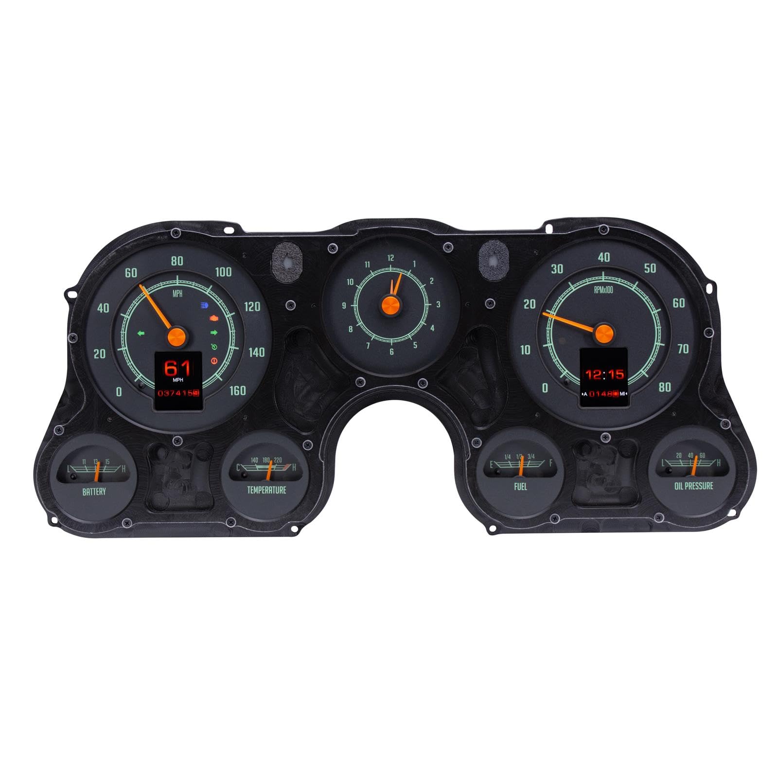 Dakota Digital Retrotech Gauge Instrument System RTX-67C-PU-X Compatible with 1967-72 Chevy / GMC Pickup