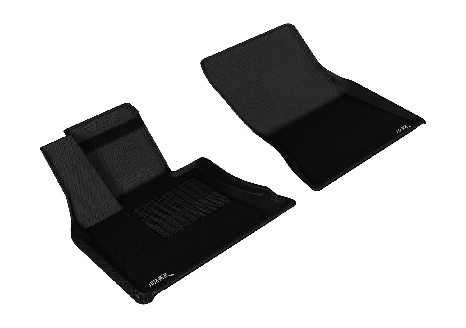 3D MAXpider Kagu Custom Fit Floor Mat (Black) Compatible with BMW X5 (F15) 2014-2018 / X6 (F16) 2015-2019 - Front Row R1