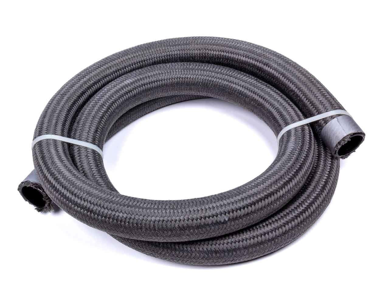 16 an Fragola Hose, 10 ft, Braided Fire Retardant Fabric, Wire Reinforced, PTFE, Black, Each