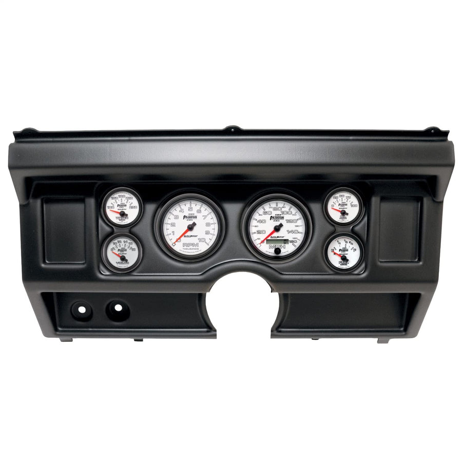 AutoMeter Dash Kit Direct Fit, (3 3/8" X2, 2 1/16" X4), Ford Truck No Ac 80-86, Phantom Ii (2918-10)