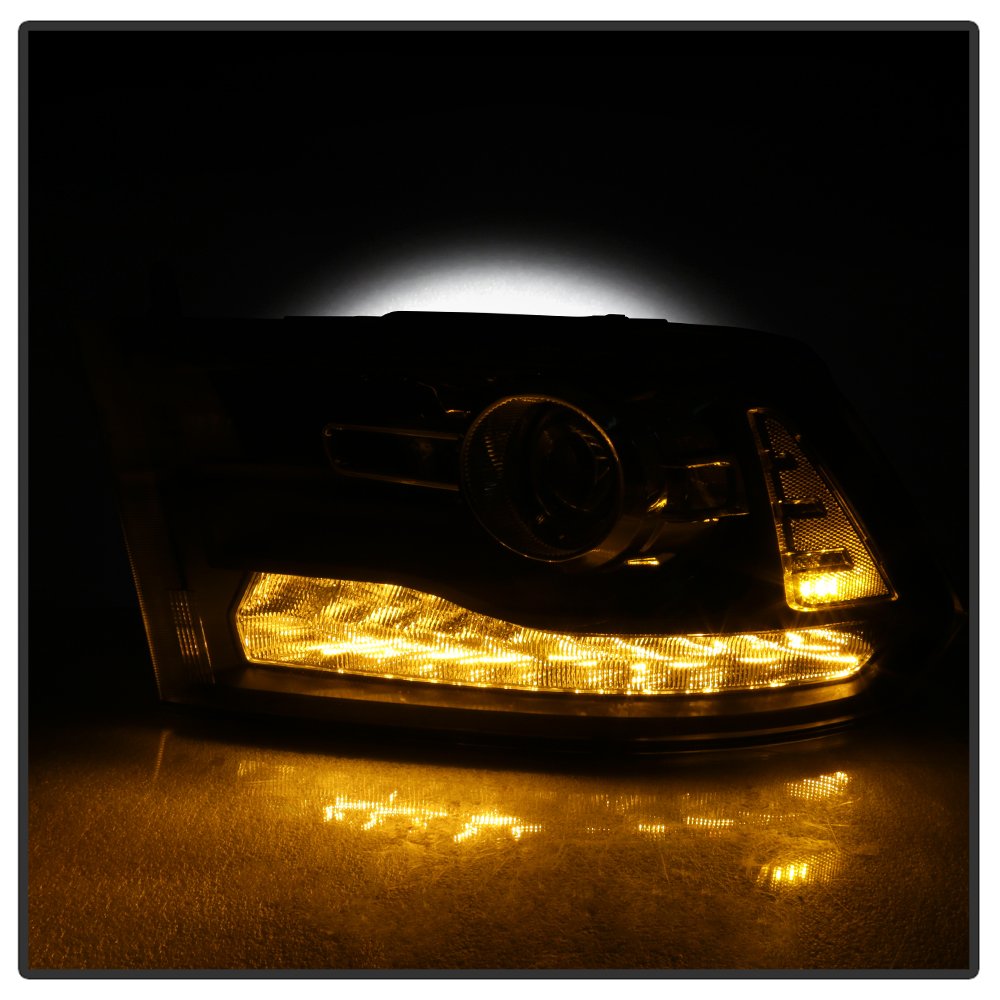 OEM Style Xtune Headlight (HD-JH-DR13-OE-BK) (POE)