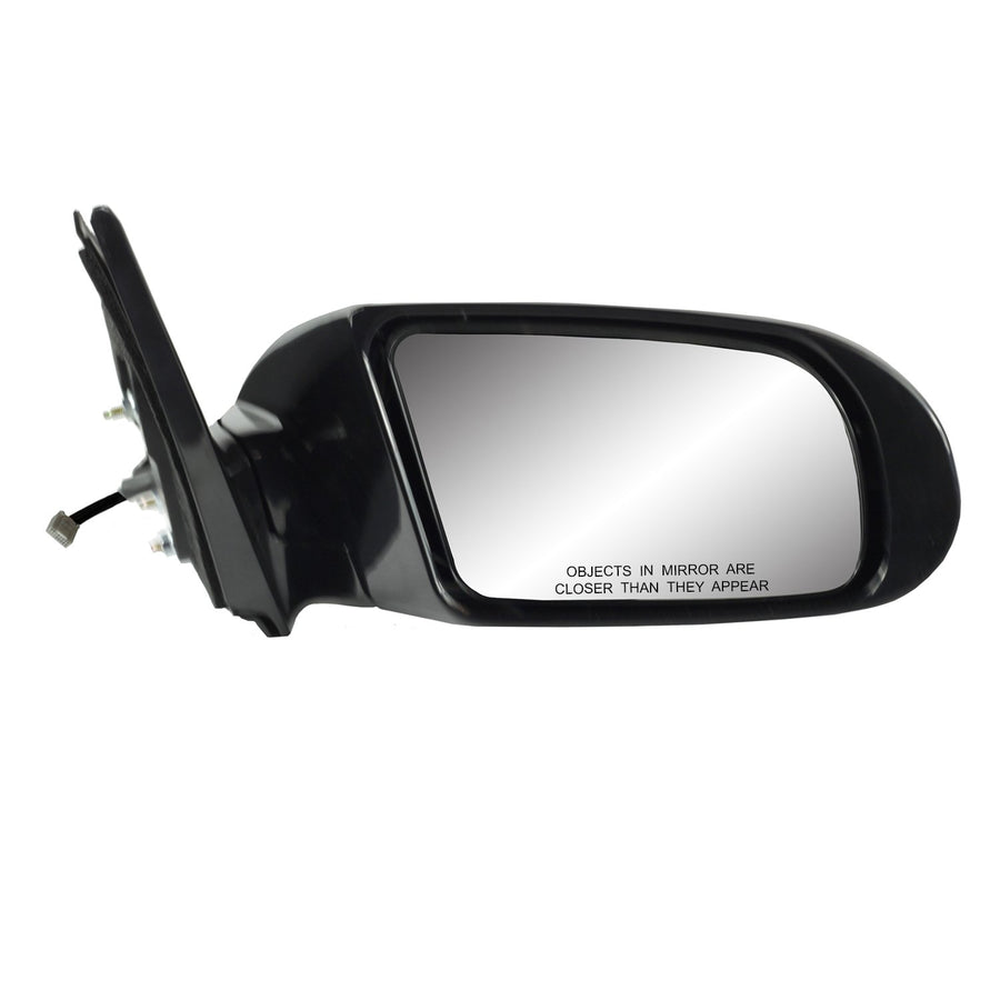 Mirror Passenger Side for Nissan Maxima, Black w/PTM Cover, w/Turn Signal, w/Premium pkg, Foldaway, w/o Memory, w/o Sport pkg, Heated Power
