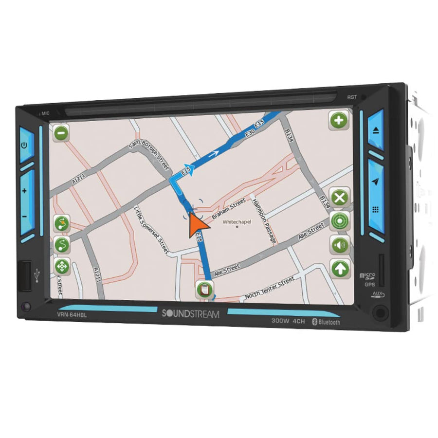 Soundstream 6.2 Inch VRN-64HBL Bluetooth Navigation Double Din Car Stereo