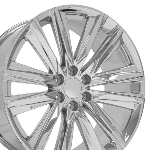 24" Replica Wheel Ca91 OE Wheels Fits Cadillac Escalade 24X10 Chrome Wheel